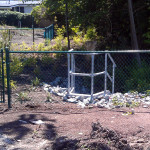 Green Powder-Coated Chain-link Fence and Gates Green Powder-Coated Chain-link Fence and Gates Sales and Installations